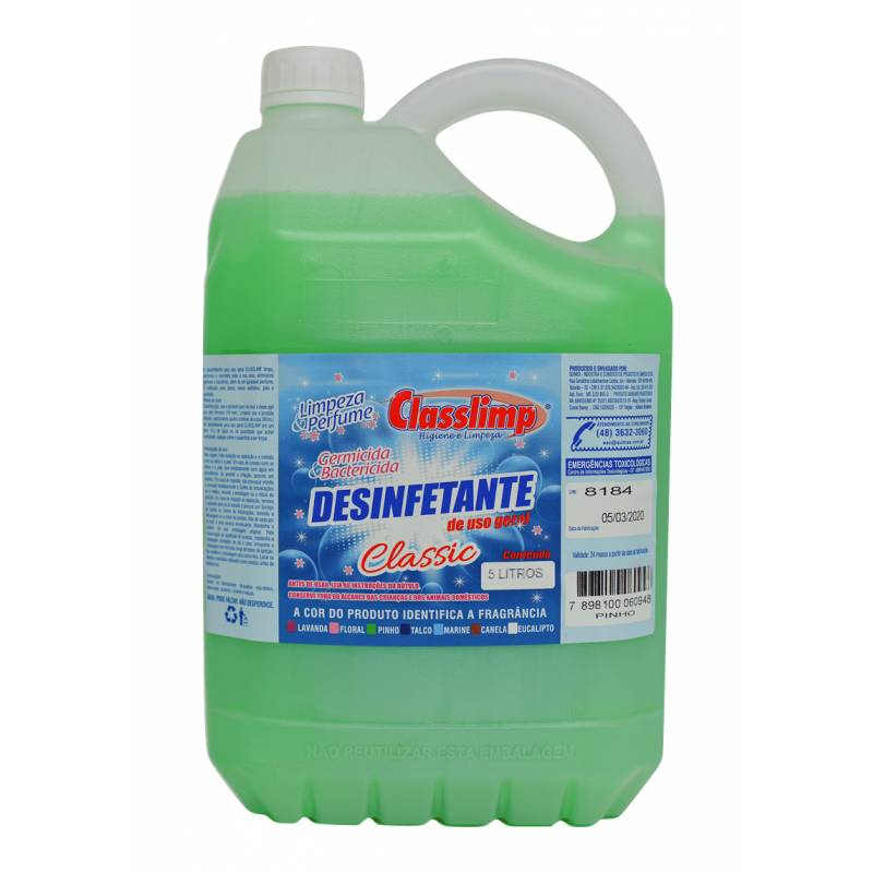DESINFETANTE PINHO 5L - CLASSLIMP CLASSLIMP
