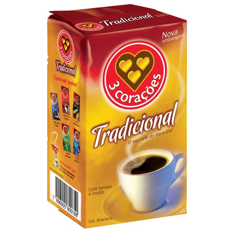 Cafe Tradicional Três Corações 500g TRES CORAÇÕES