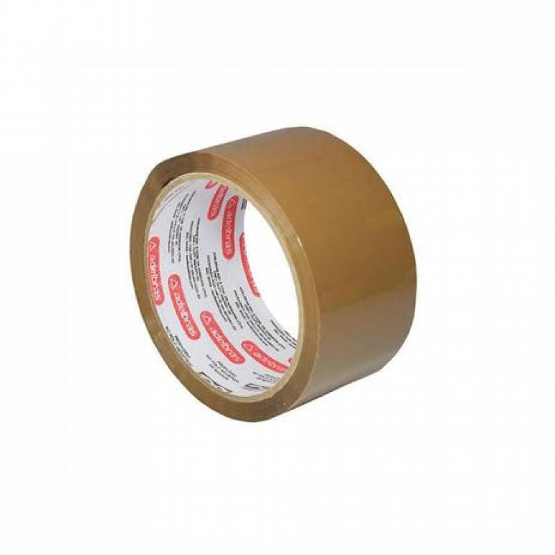 FITA ADESIVA 48mmx45m MARROM QUALITAPE - ADELBRAS ADELBRAS