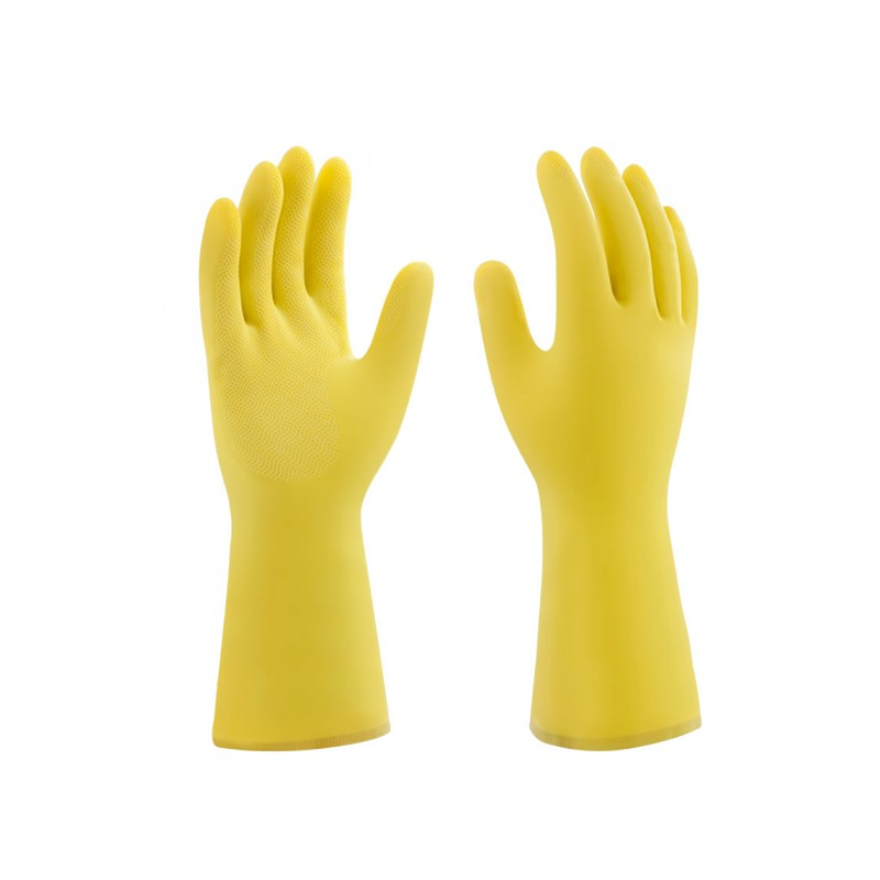 LUVA DE LATEX MULTIUSO AMARELA G - NOBRE NOBRE