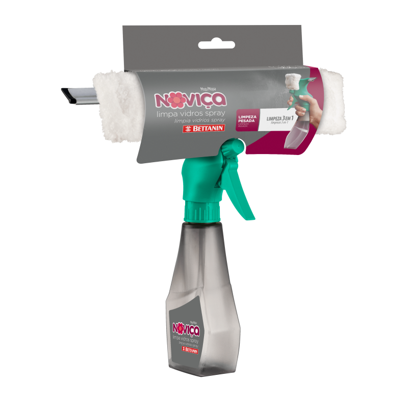 LIMPA VIDROS SPRAY PLÁSTICO NOVIÇA BETTANIN BETTANIN