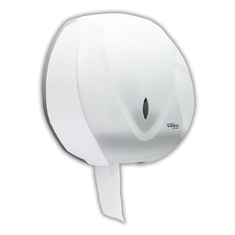 DISPENSER P/ PAPEL HIGIÊNICO TIPO ROLÃO (300/500m), BRANCO - PREMISSE PREMISSE