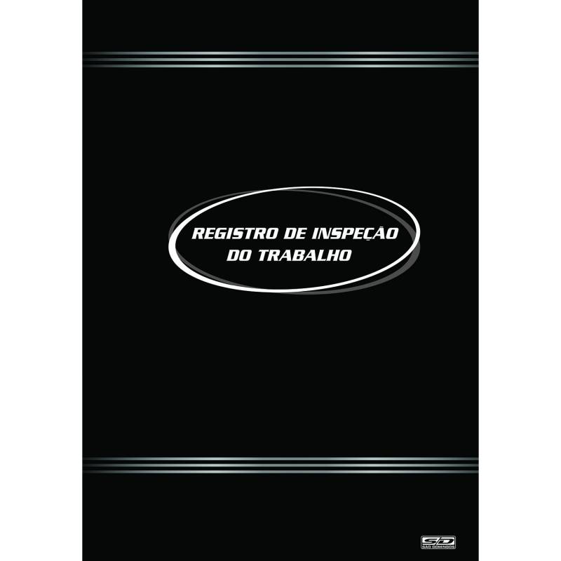 LIVRO INSPEÇÃ0 DE TRABALHO 215x315mm C/ 50Fls - SÃO DOMINGOS SÃO DOMINGOS