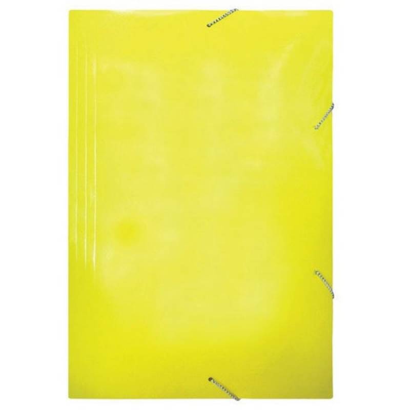 PASTA ABA ELÁSTICO PAPELÃO 335x235mm AMARELA- FRAMA FRAMA