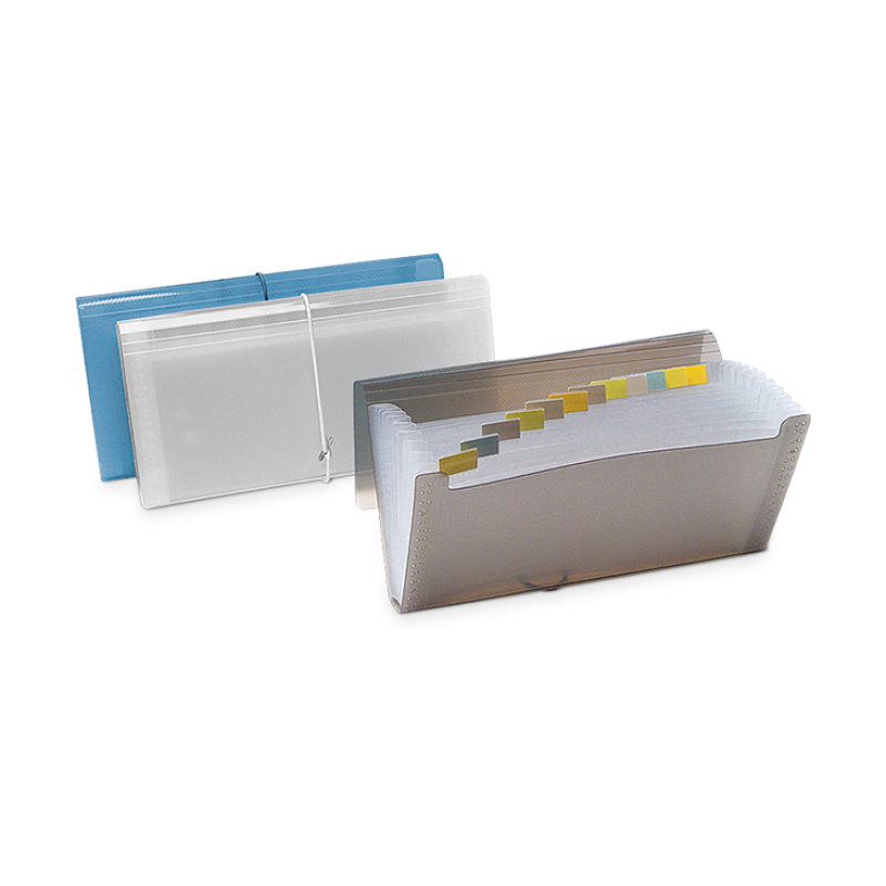 PASTA SANFONADA CHEQUE C/ 31 DIVISÓRIAS CRISTAL - POLIBRAS POLIBRAS