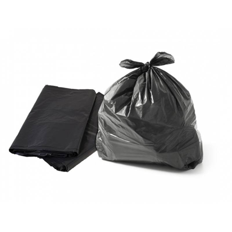 SACO DE LIXO PRETO 50L 63cmx75cmx0,06 c/ 100 Unid. - BDG BDG Embalagens
