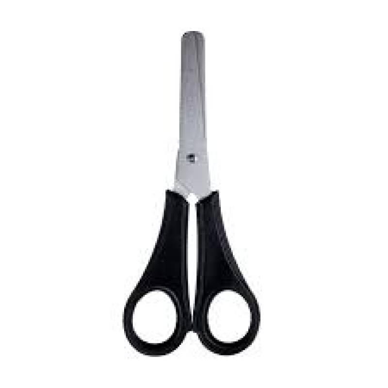 TESOURA 13cm ESCOLAR PRETA - LEO &LEO LEONORA  LEO & LEO