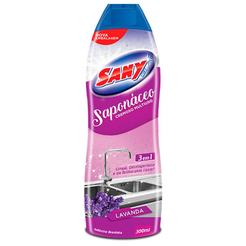 SAPONÁCEO CREMOSO 300ml LAVANDA SANY SANY_MIX