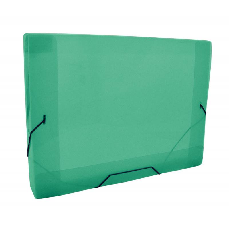 PASTA ABA ELÁSTICO OFÍCIO 335x245x30mm VERDE- ACP ACP