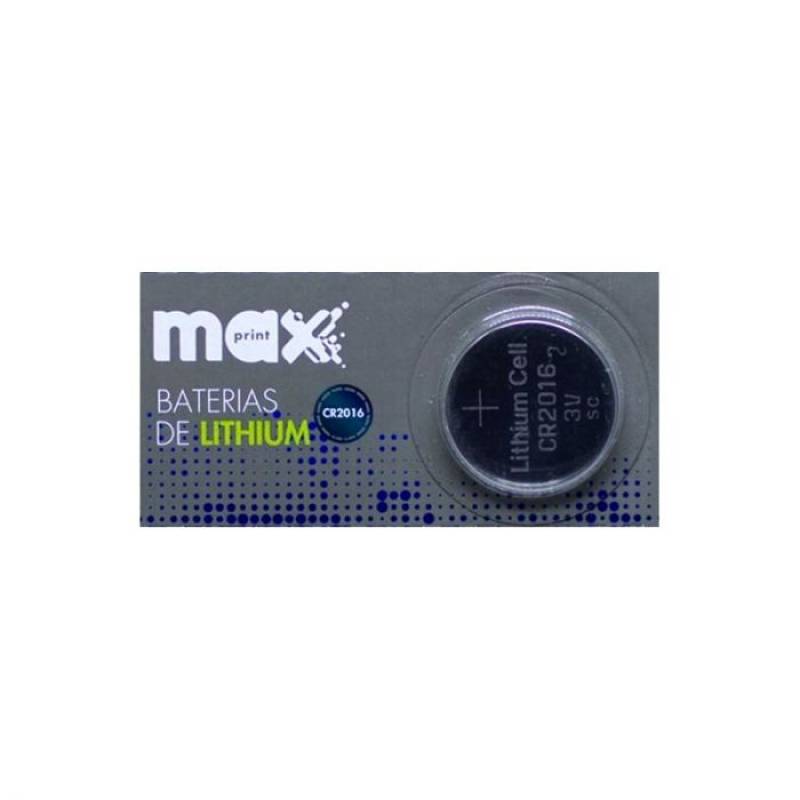 BATERIA DE LÍTIO 3V CR2016 - MAXPRINT MAXPRINT