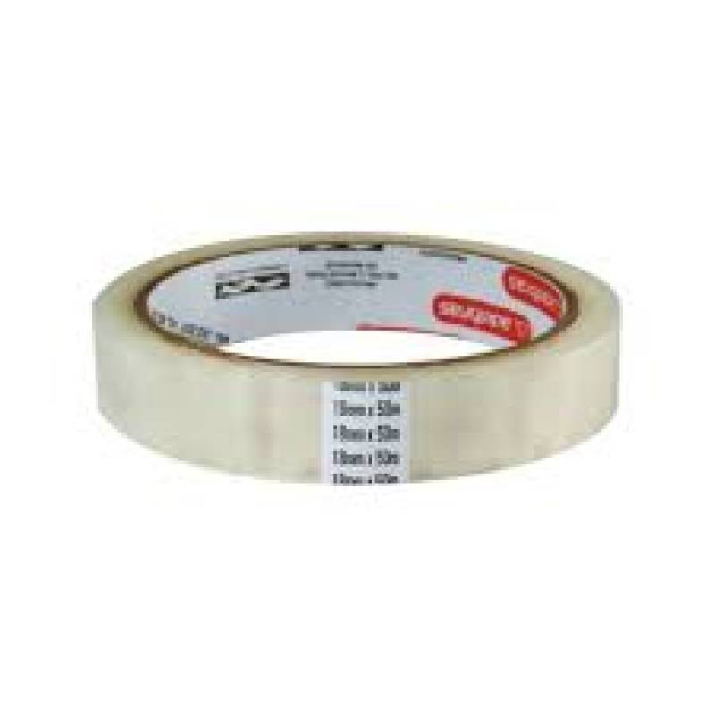 FITA ADESIVA 18mmx50m TRANSPARENTE QUALITAPE - ADELBRAS ADELBRAS