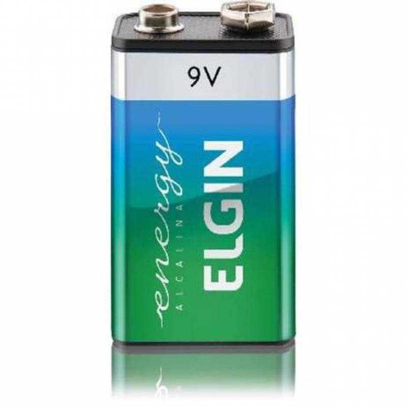 PILHA ALCALINA 9V C/ 1 Unid. - ELGIN ELGIN