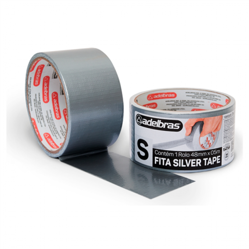 FITA MULTI USO SILVER TAPE 48mmx5m PRATA - ADELBRAS ADELBRAS