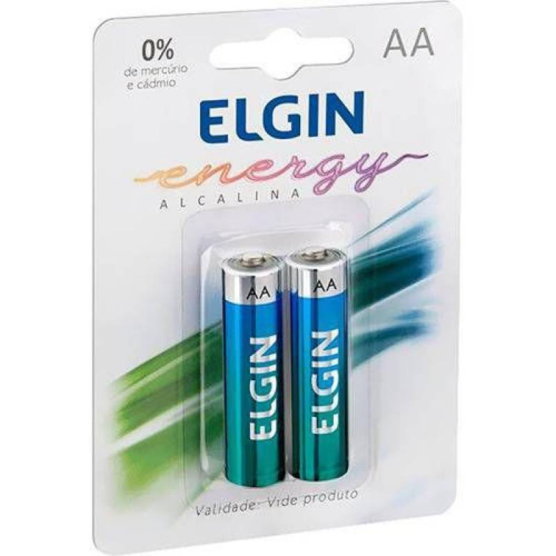 PILHA ALCALINA AA C/ 2 Unid. - ELGIN ELGIN