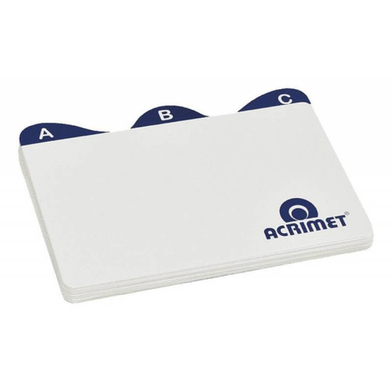 INDICE AZ PARA FICHAS 3x5 - ACRIMET ACRIMET