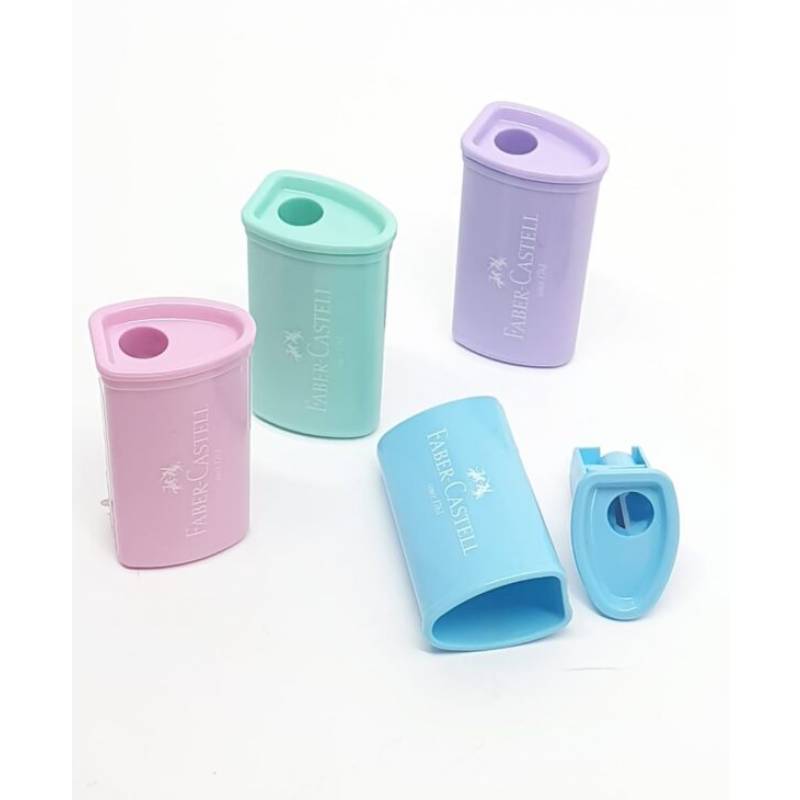 APONTADOR COM DEPÓSITO TRIANGULAR TOM PASTEL - FABER CASTELL FABER CASTELL