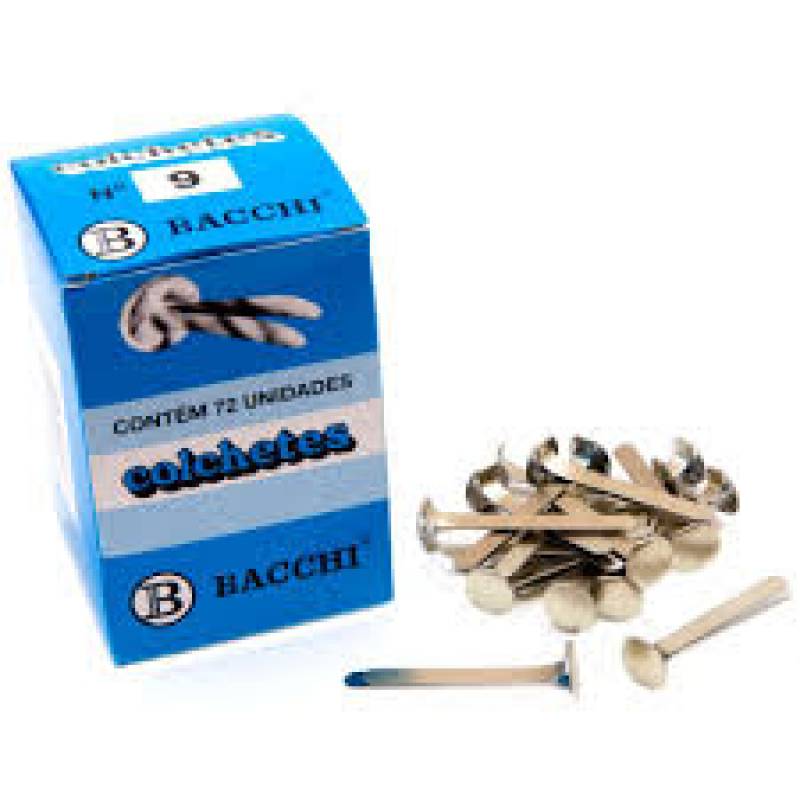 COLCHETE Nº 9 C/ 72 Unid. - BACCHI BACCHI