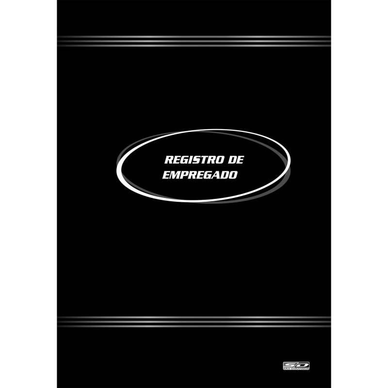 LIVRO REGISTRO EMPREGADOS 215x315mm C/ 100Fls - SÃO DOMINGOS SÃO DOMINGOS
