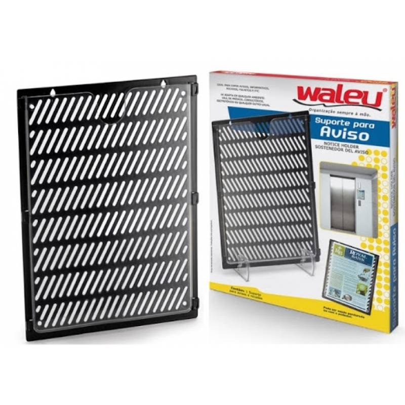 SUPORTE PARA AVISO PRETO - WALEU WALEU