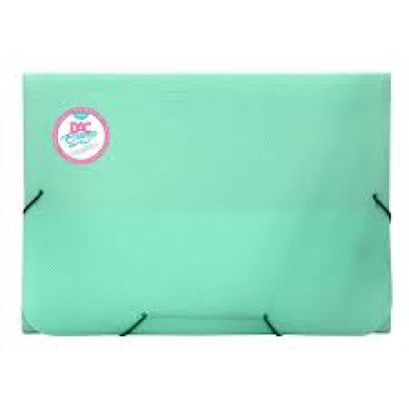 PASTA SANFONADA A4 C/ 12 DIVISÓRIAS VERDE BREEZE - DAC DAC