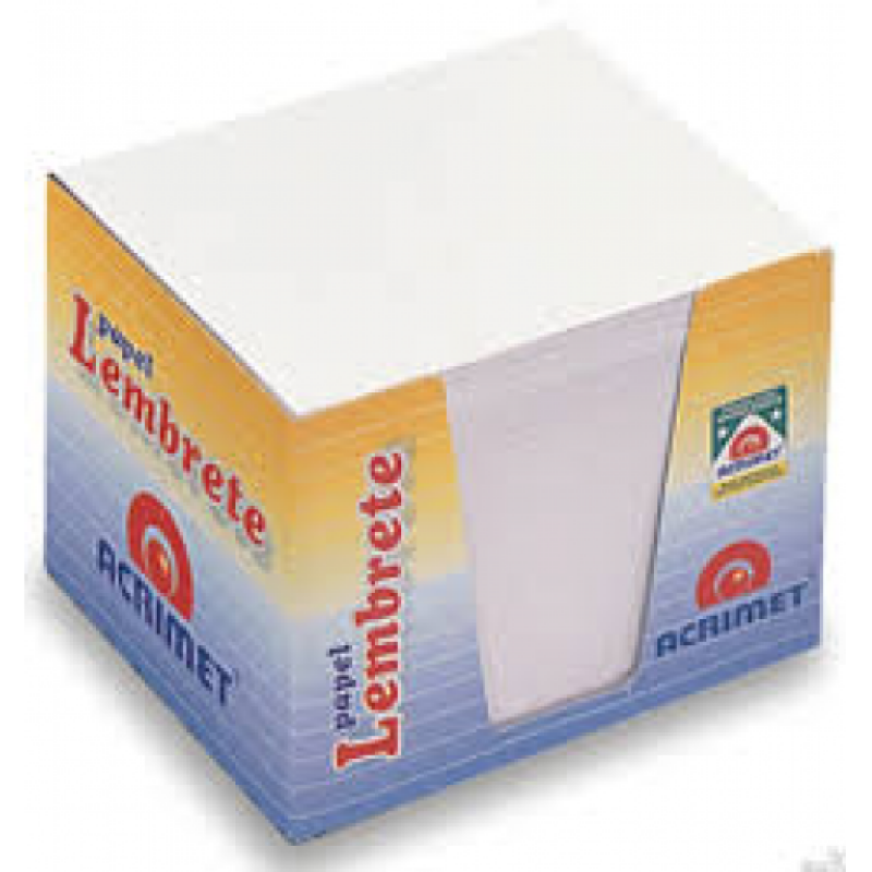 PAPEL LEMBRETE BRANCO REFIL C/ 750Fls - ACRIMET ACRIMET