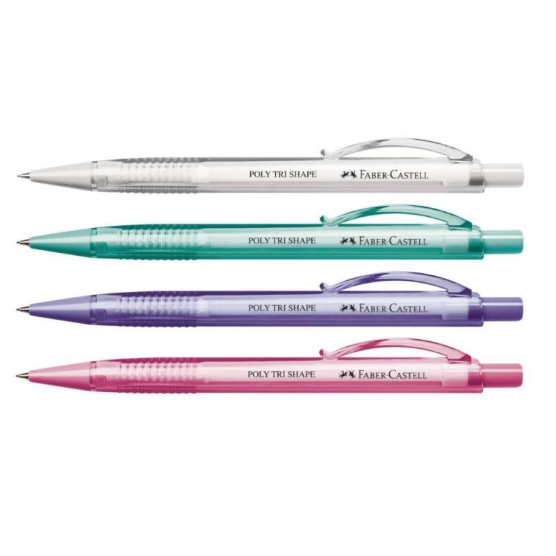 LAPISEIRA 0.7mm POLY TRI SHAPE COLORIDA - FABER CASTELL FABER CASTELL