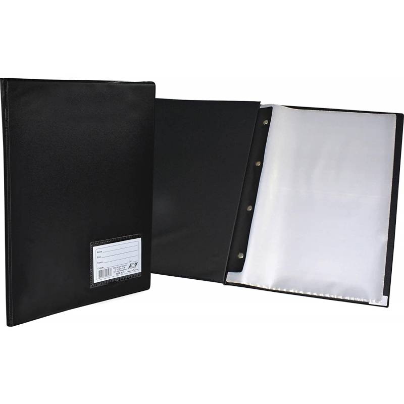 PASTA CATÁLOGO OFÍCIO 245mmx335mm C/ 10 ENVELOPES FINOS E VISOR - ACP ACP