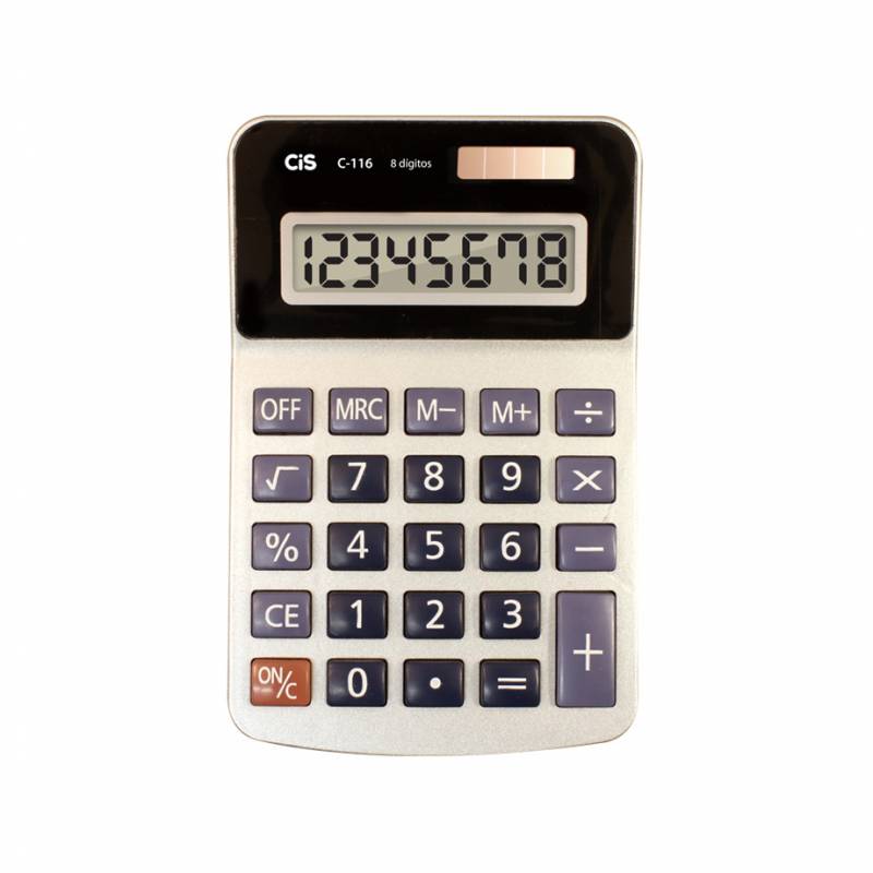 CALCULADORA DE MESA C-116 8 DIGITOS - CIS SERTIC CIS