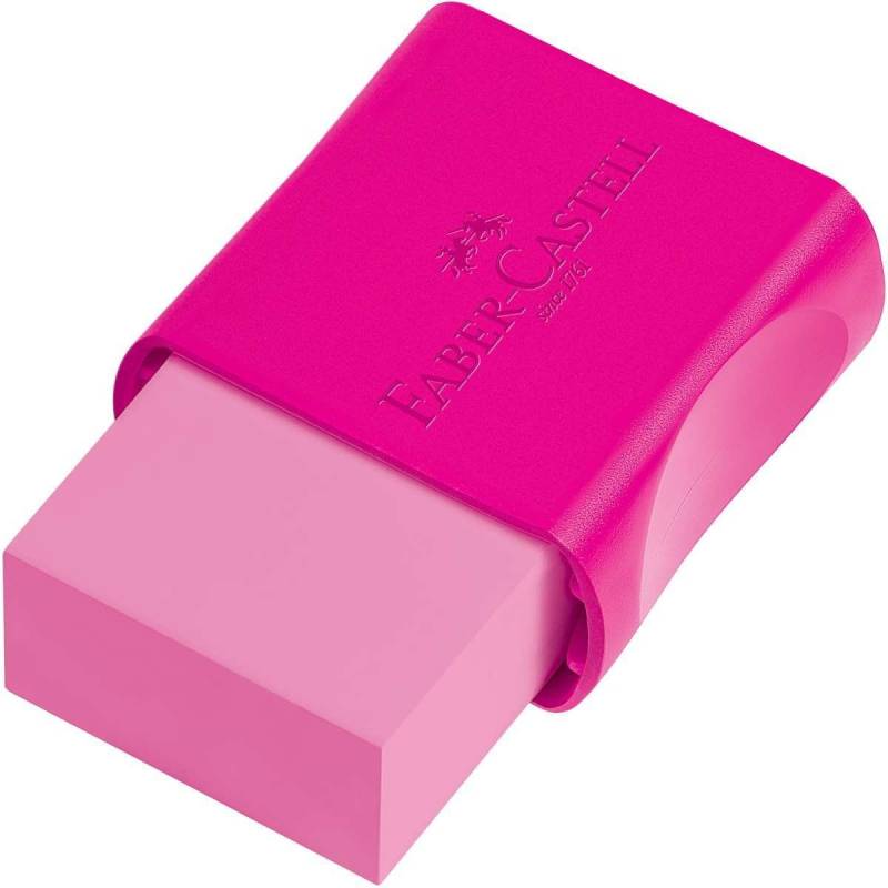 BORRACHA C/ CAPA FC MAX ROSA - FABER CASTELL FABER CASTELL