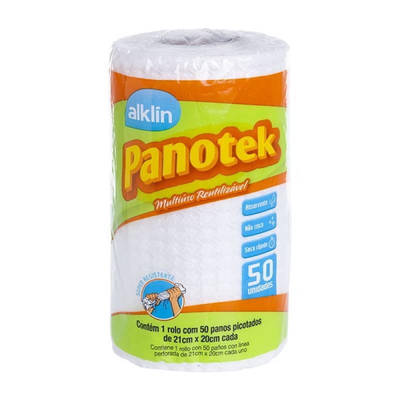 PANO MULTIUSO EM ROLO 21cmx20cm c/ 50 PANOTEX - ALKLIN ALKLIN