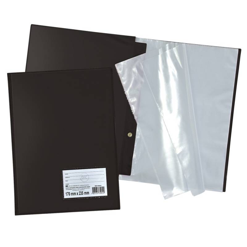 PASTA CATÁLOGO 1/2 OFÍCIO 170mmx235mm C/ 10 ENVELOPES FINOS - DAC DAC