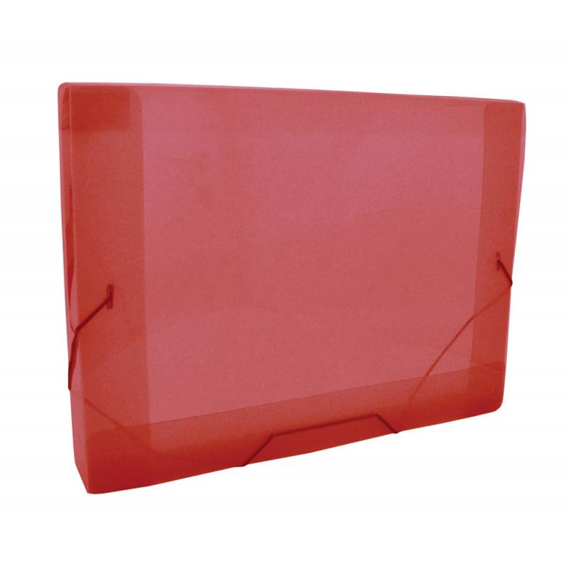 PASTA ABA ELÁSTICO OFÍCIO 335x245x55mm VERMELHA- ACP ACP