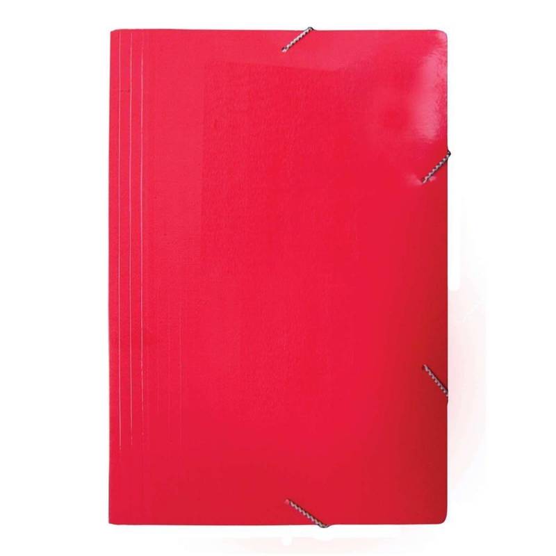 PASTA ABA ELÁSTICO PAPELÃO 335x235mm VERMELHA- FRAMA FRAMA