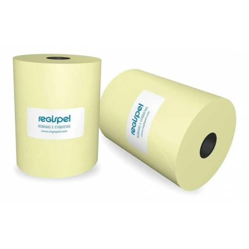 BOBINA TÉRMICA 57mmx22m Amarela (Unidade) - REGISPEL  REGISPEL