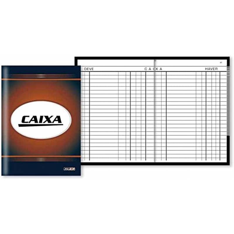  LIVRO CAIXA 154x216mm C/  100Fls - SÃO DOMINGOS SÃO DOMINGOS