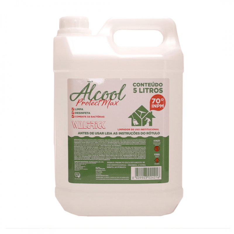 Alcool Líquido 70% 5L Protect Max - Waltrick WALTRICK QUIMICA