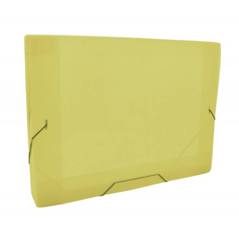 PASTA ABA ELÁSTICO OFÍCIO 335x245x40mm AMARELA- ACP ACP