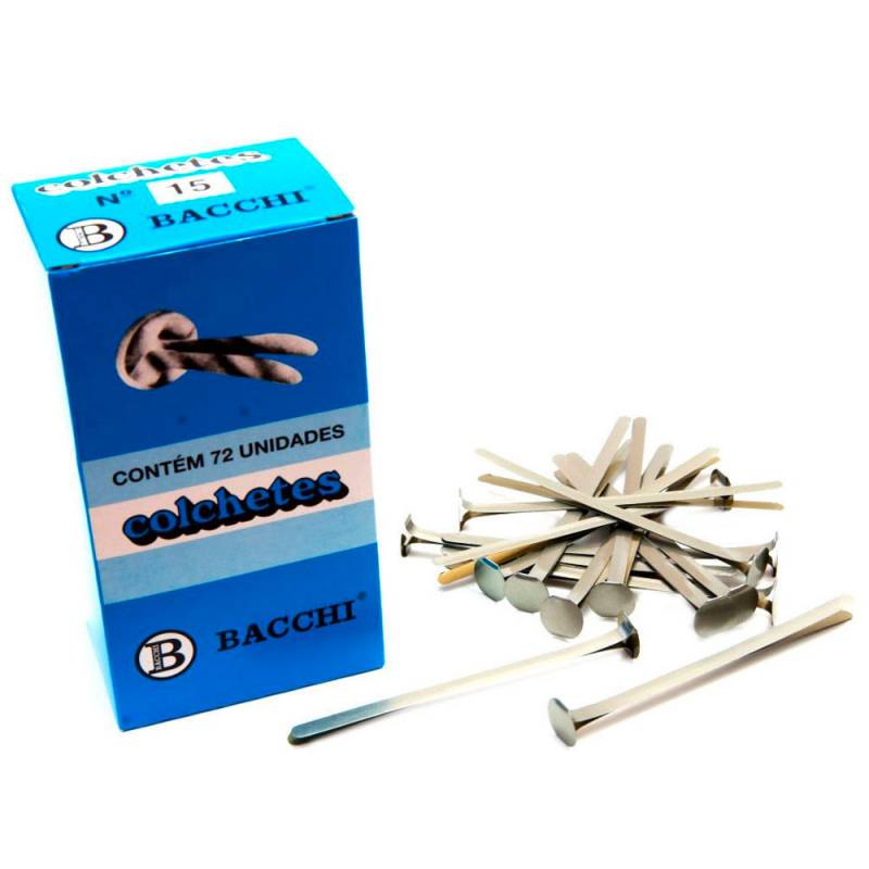 COLCHETE Nº15 C/ 72 Unid. - BACCHI BACCHI