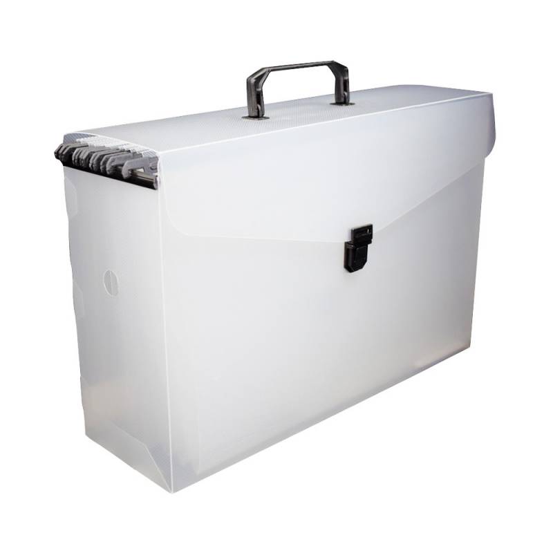 MALETA ARQUIVO C/ 6 PASTAS SUSPENSAS CRISTAL - DAC DAC