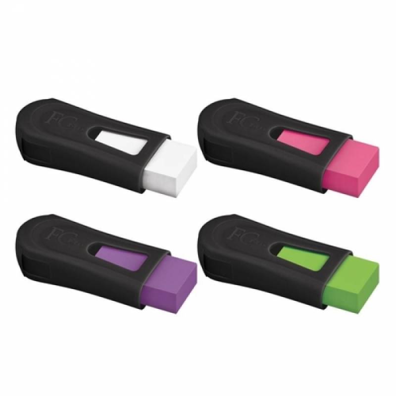 APONTADOR COM DEPÓSITO + BORRACHA FC MIX BLACK NEON - FABER CASTELL FABER CASTELL