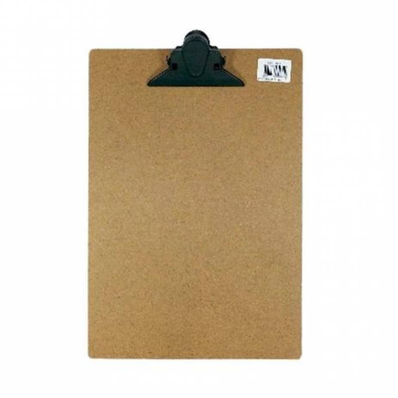 PRANCHETA EUCATEX 1/2 OFICIO C/ PRENDEDOR DE PLÁSTICO - CARBRINK CARBRINK