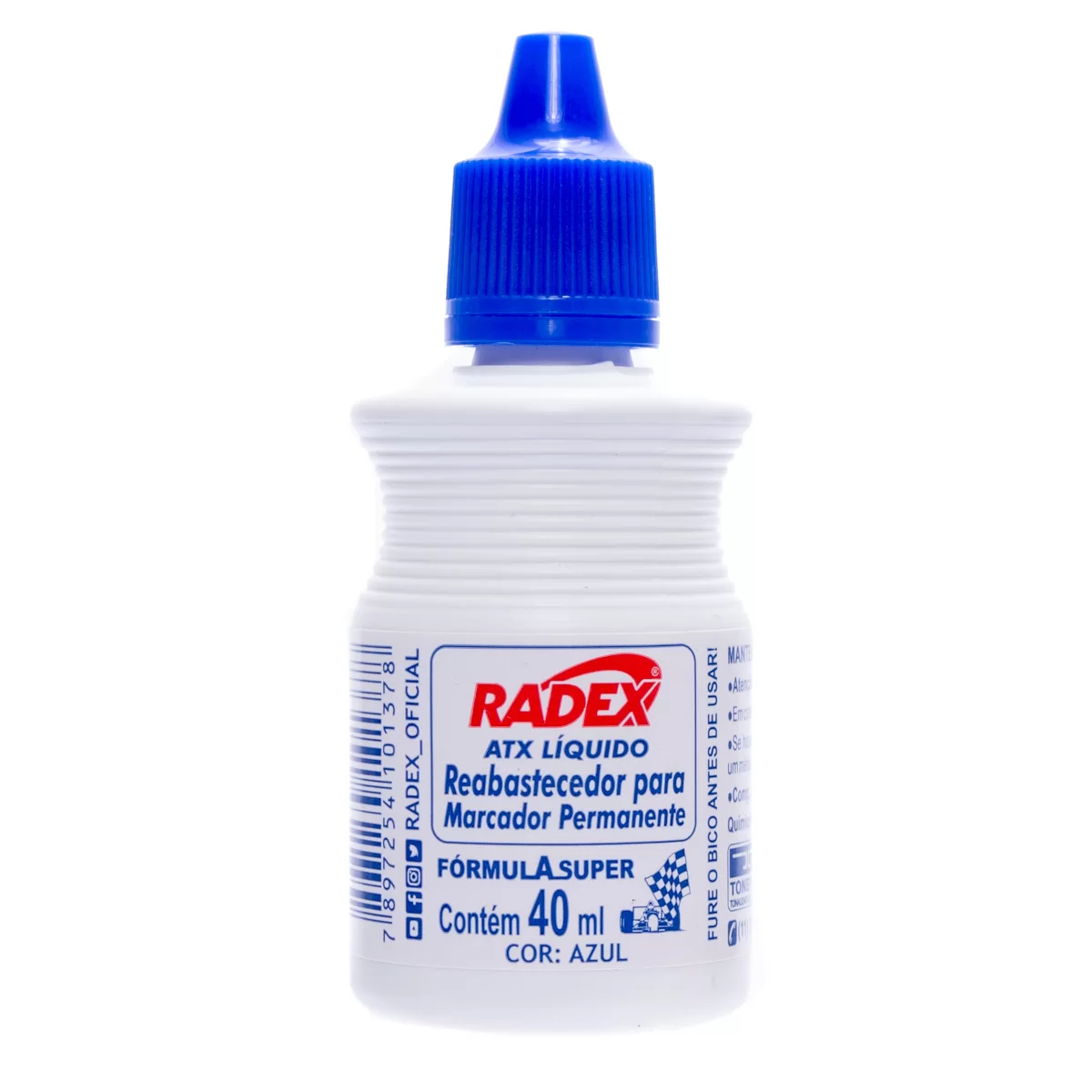 TINTA P/ MARCADOR PERMANENTE AZUL 40ml - RADEX RADEX