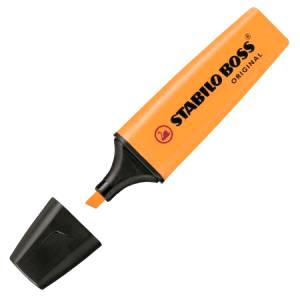 MARCA TEXTO LARANJA - STABILO BOSS