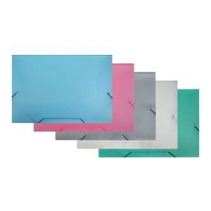 PASTA ABA ELÁSTICO OFÍCIO 348x233mm PEROLIZADA ROSA- ACP