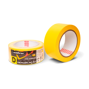 Fita Demarcação Solo 48x14m Amarela - Adelbras