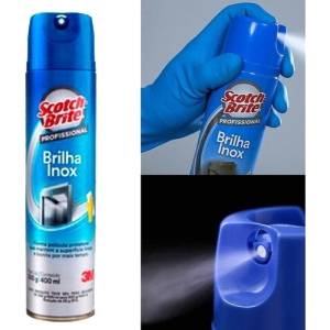 BRILHA INOX AEROSSOL 400ml - SCOTCH BRITE 3M