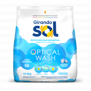 LAVA ROUPAS EM PÓ 4kg FLORAL PARIS - GIRANDO SOL 