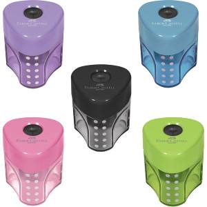 APONTADOR COM DEPÓSITO MINI GRIP CORES SORTIDAS - FABER CAST