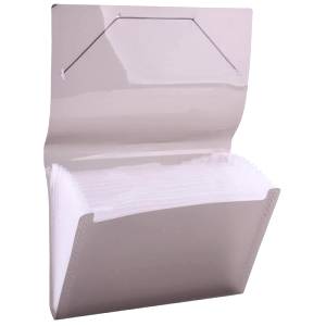 PASTA SANFONADA A4 C/ 12 DIVISÓRIAS FUME - ACP 