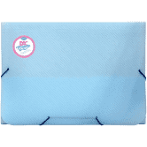 PASTA SANFONADA A4 C/ 12 DIVISÓRIAS AZUL BREEZE - DAC